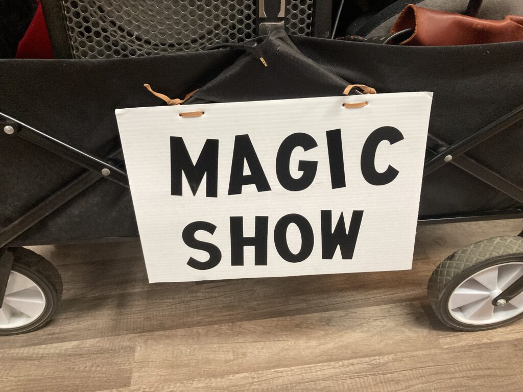 magic show sign