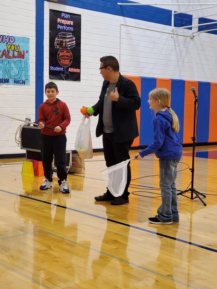 school assembly magic show