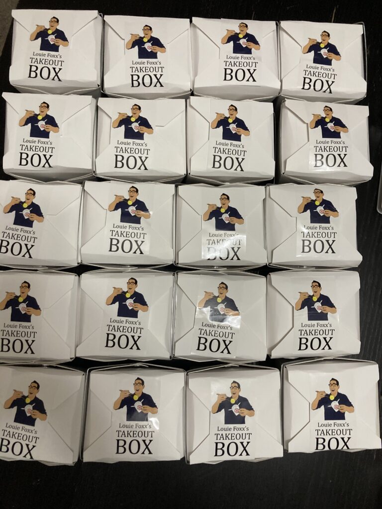 Louie Foxx's Take out box