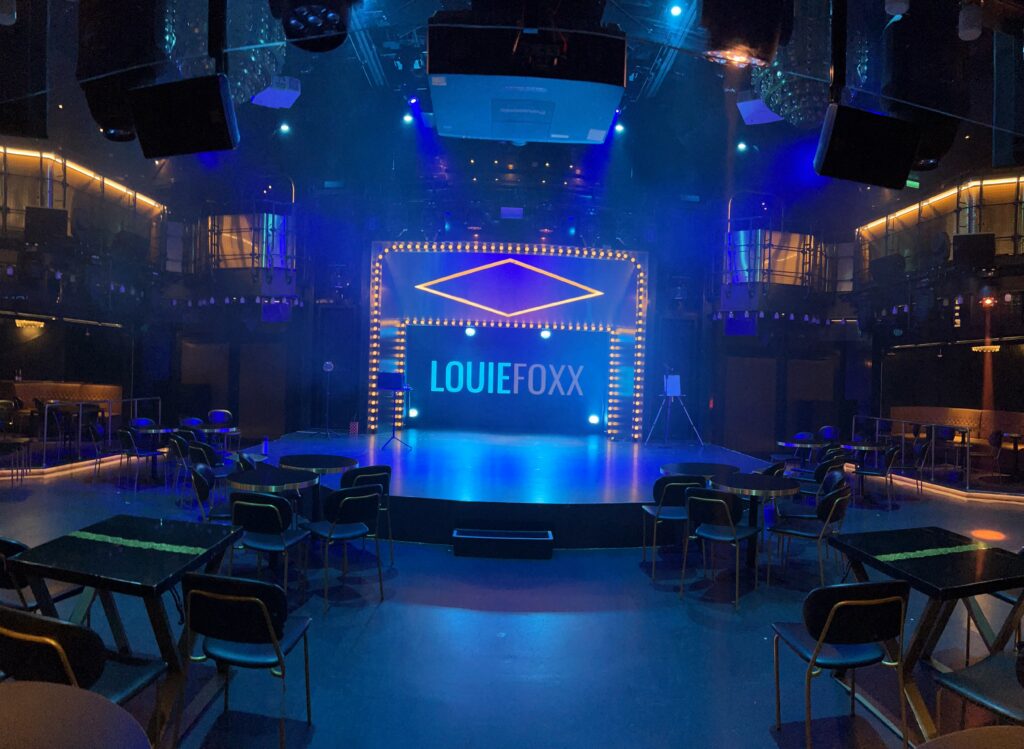 Magic show stage