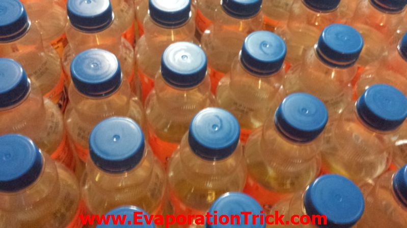 Evaporation magic trick