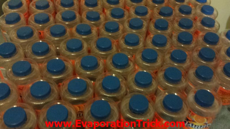 Evaporation magic trick