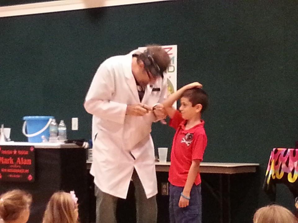 Magic trick for kids show