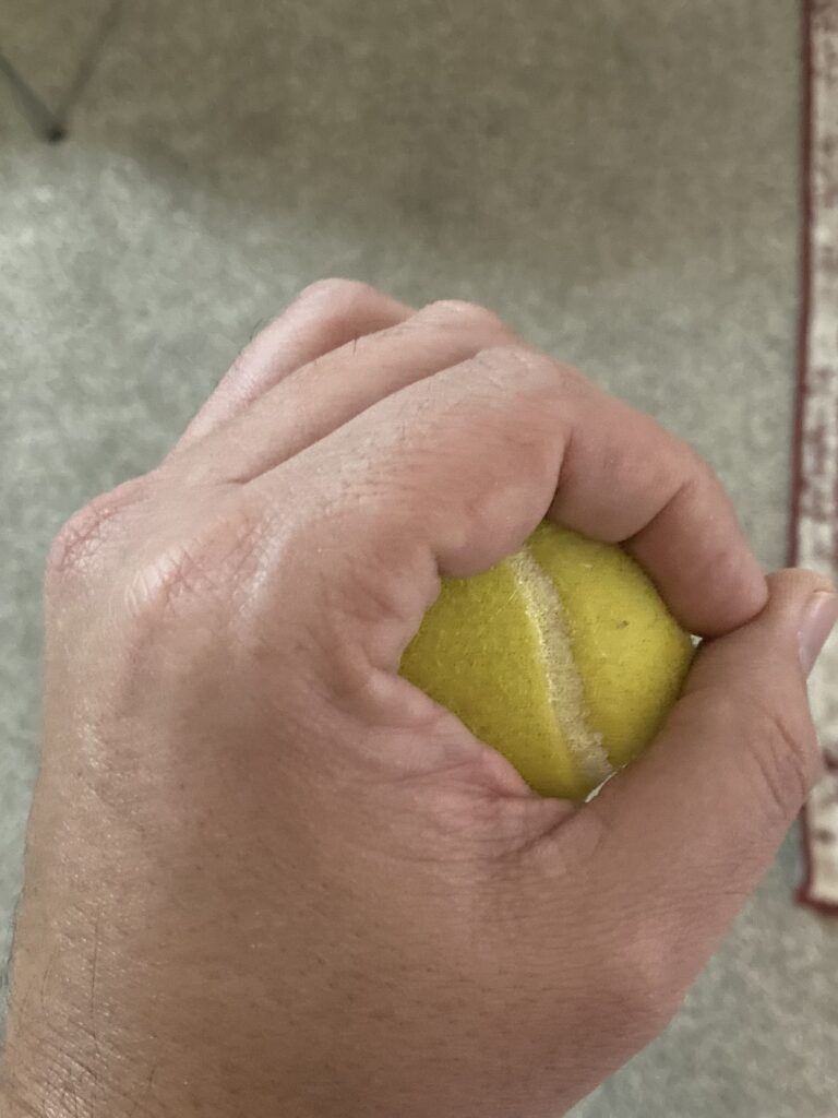 vanishing tennis ball