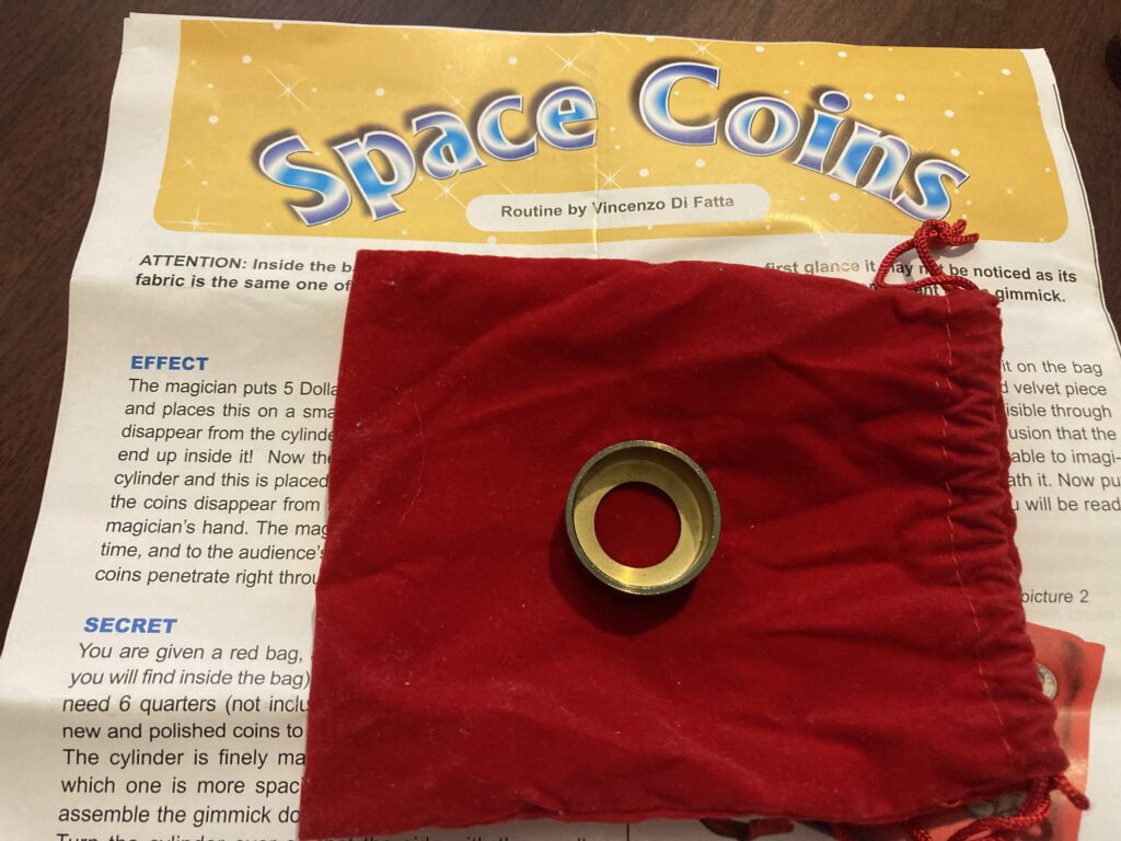 Space Coins coin magic brass