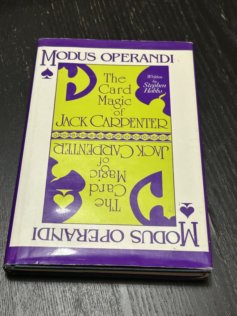 jack carpenter magic book