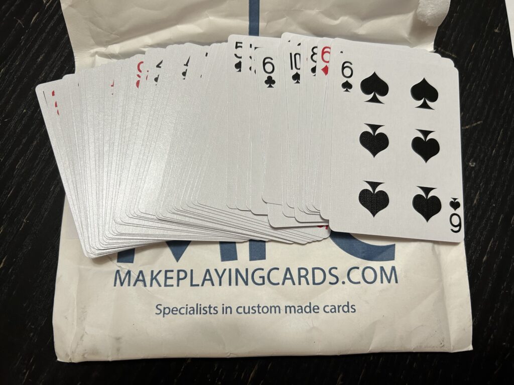 custom printed gimmicked playing cards