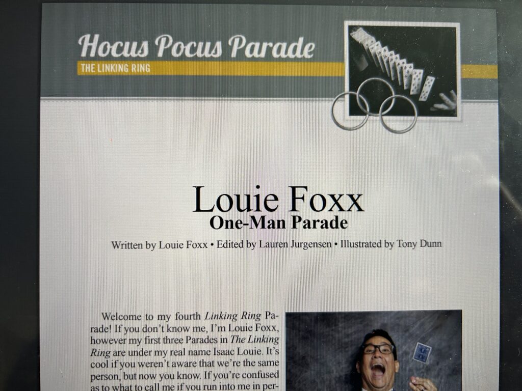 Louie Foxx One Man Parade