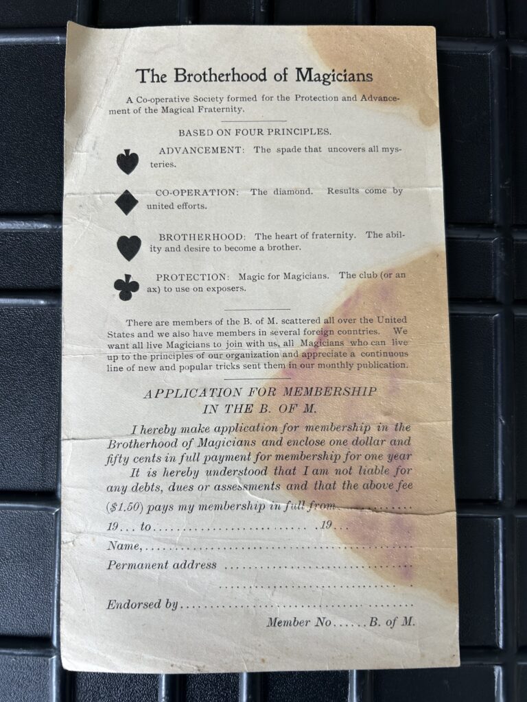brotherhood of magicians - george closson