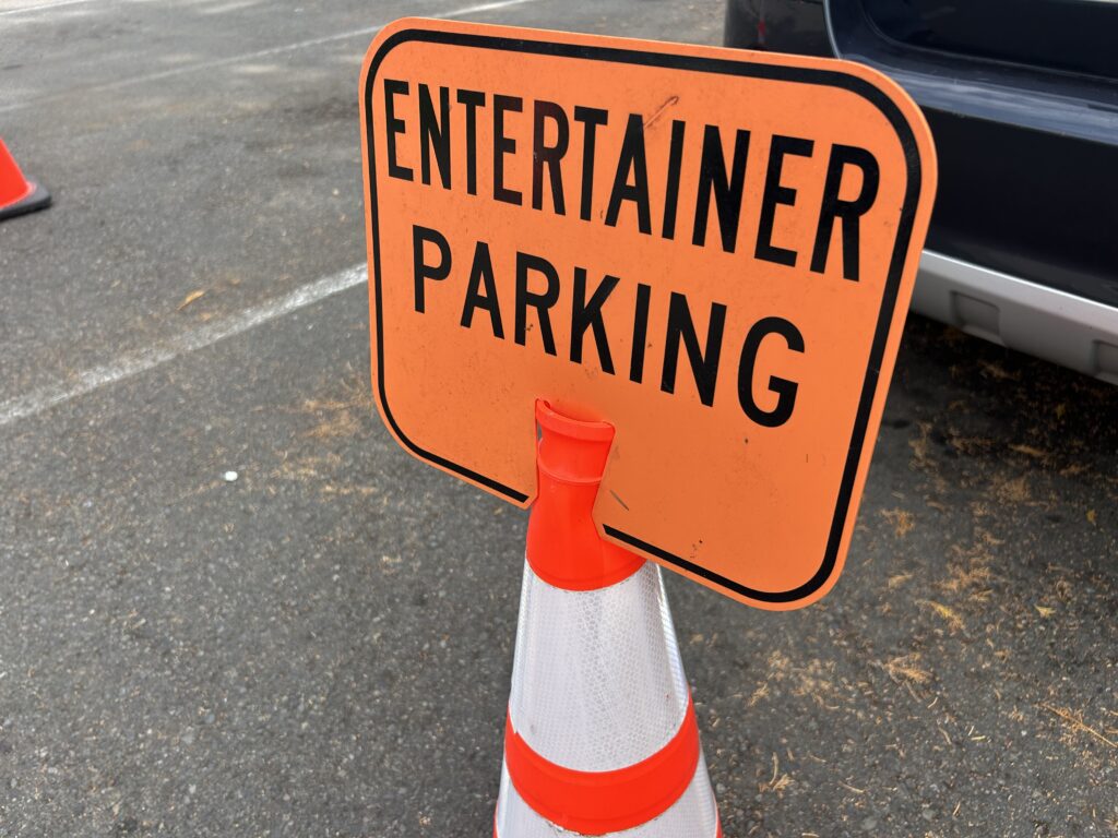 entertainer parking!