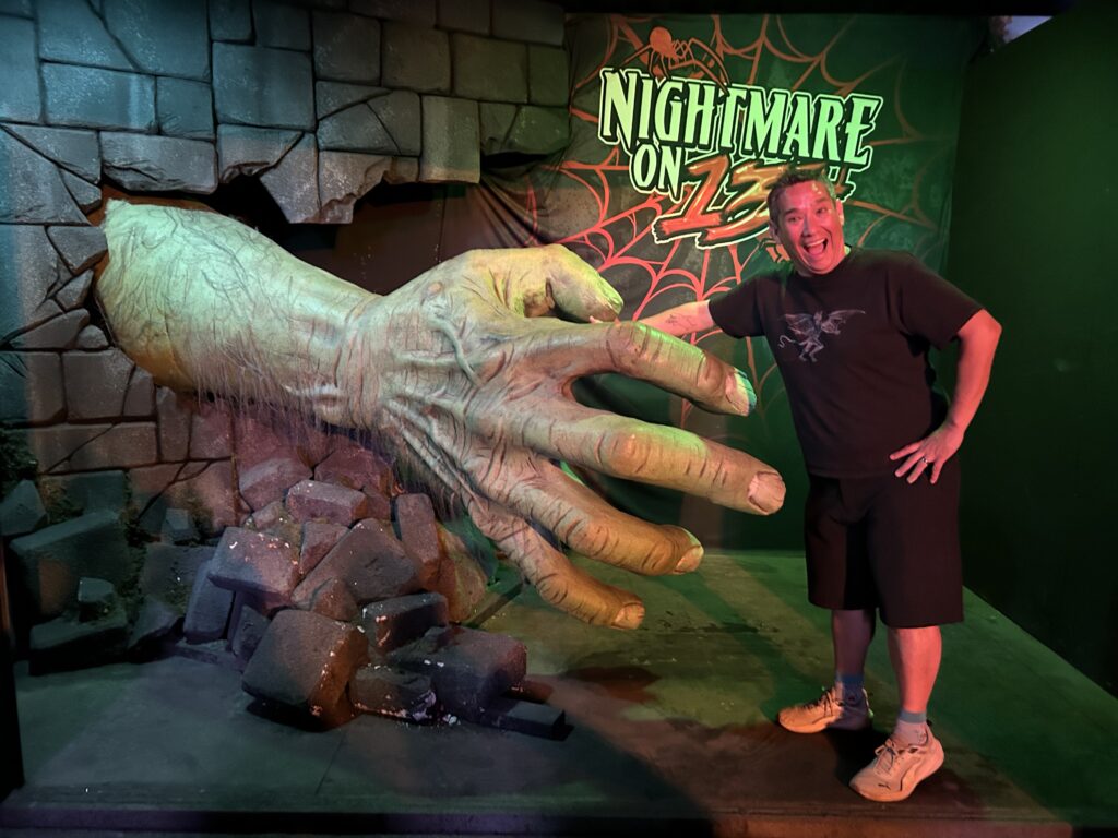 magician at haunted house