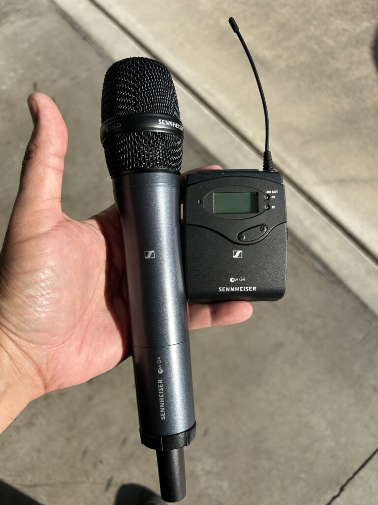 Handheld Microphone For Magic Shows