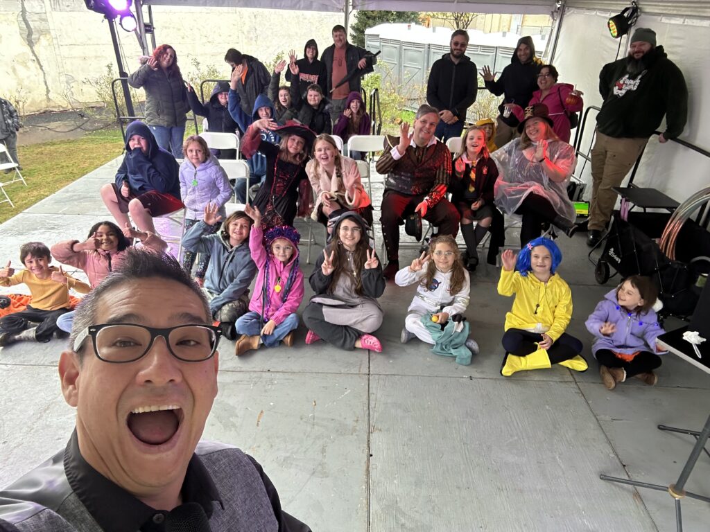 magic show in the rain