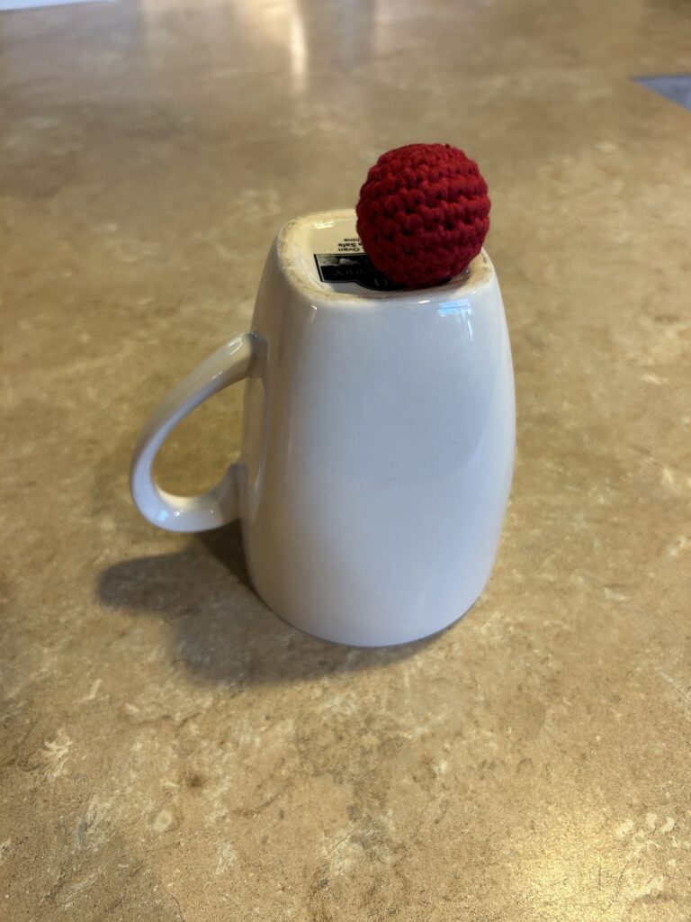 Chop cup as a coffee cup