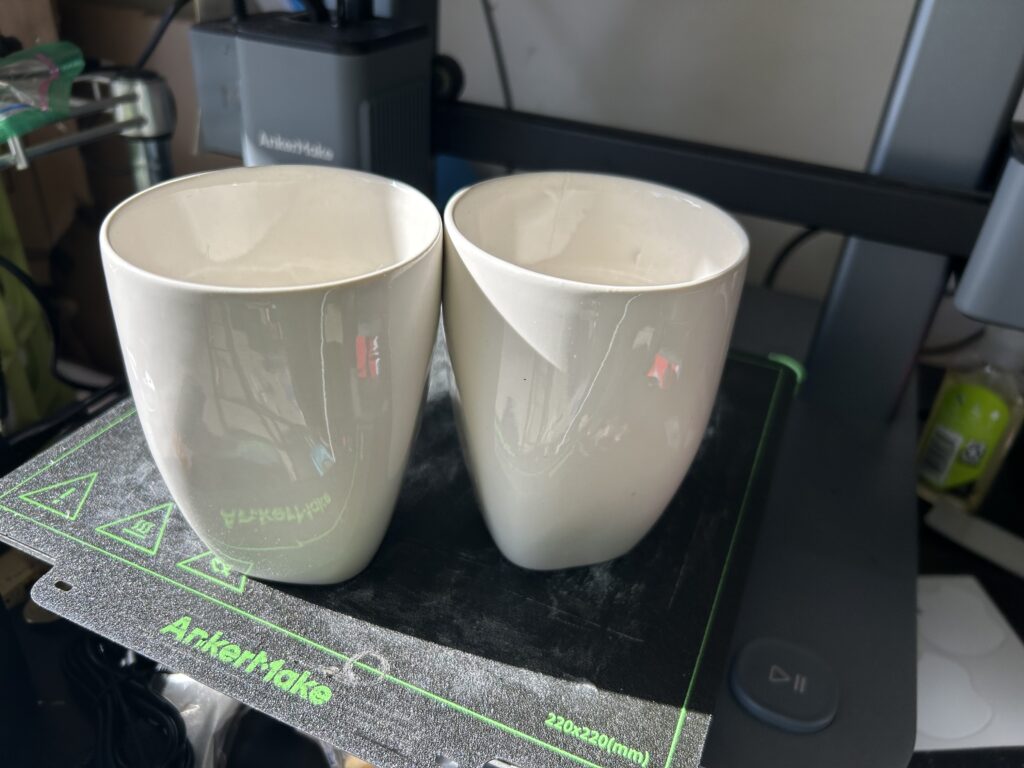 Chop cup as a coffee cup