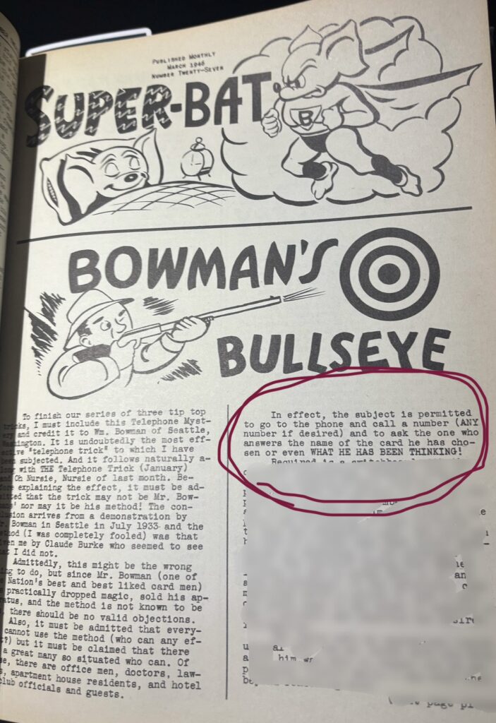 Bowman's Bullseye