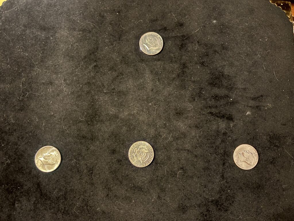 coin matrix magic trick
