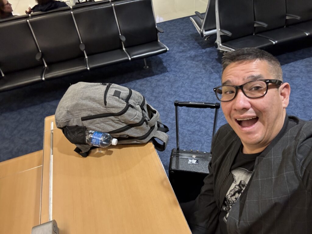 magician travelling with magic show