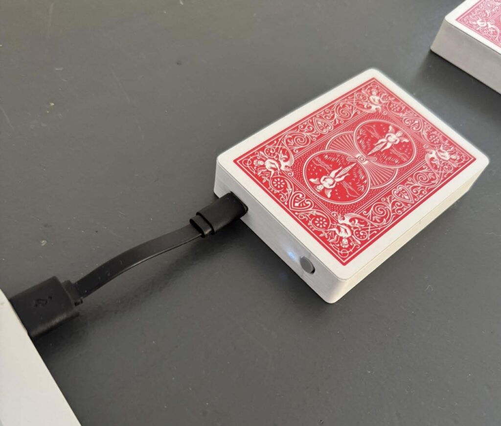 electronic card magic