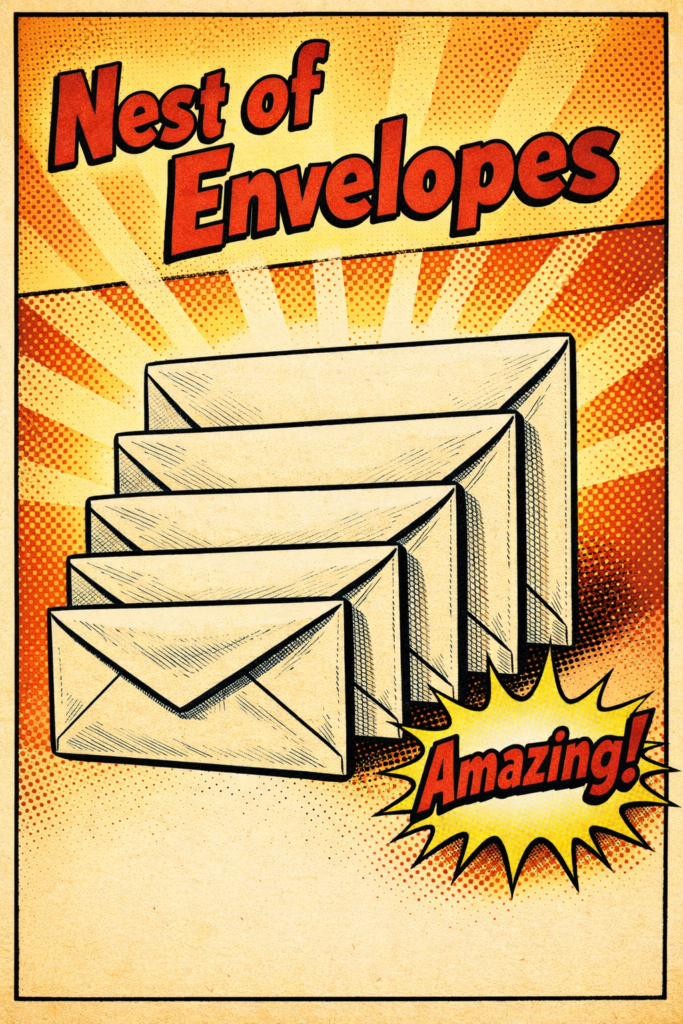 nest of envelopes