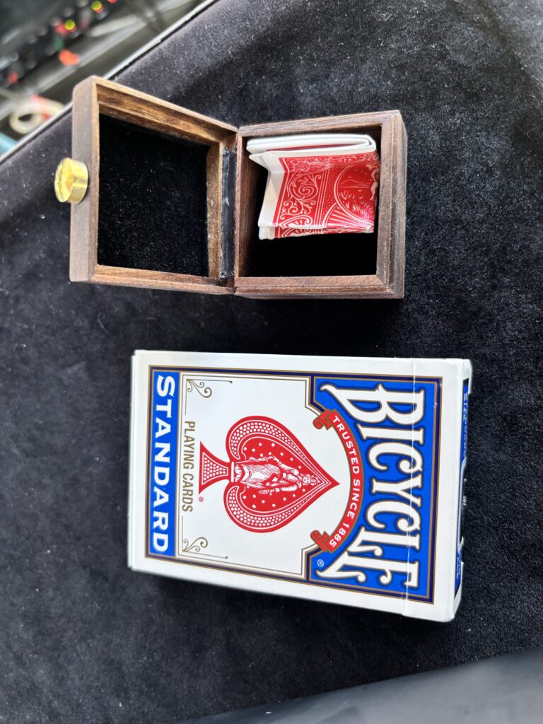 tommy wonder card in ring box