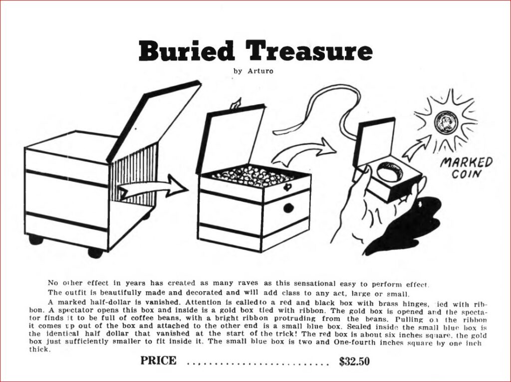 Buried Treasure Bean Box by Arturo