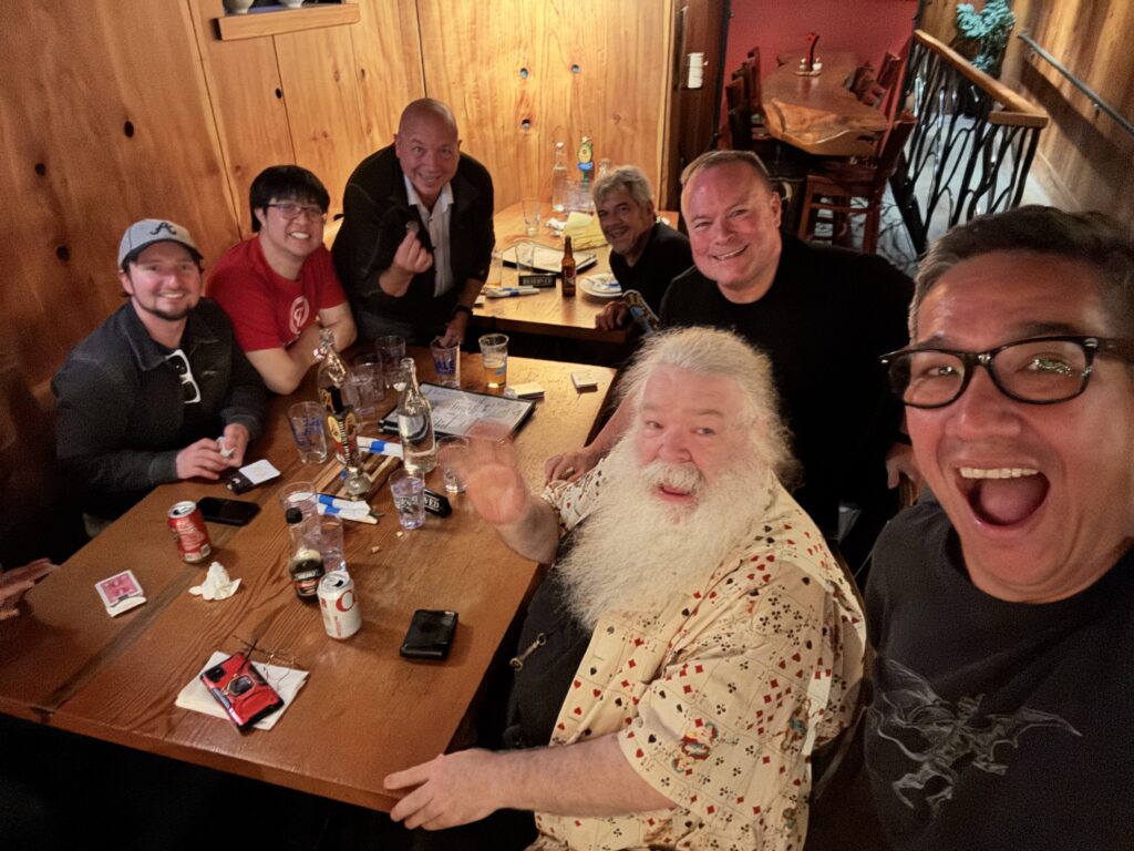 Magicians hanging out