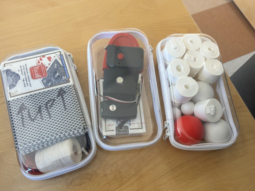Magic trick prop management