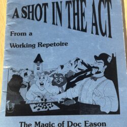 The cover of Doc Eason's Book A shot in the act