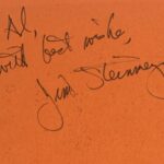 autograph of jim steinmeyer on a book