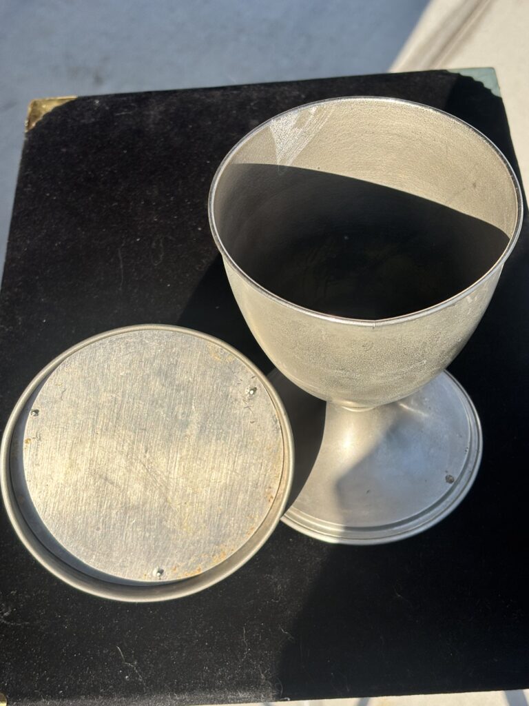 metal container for magic trick