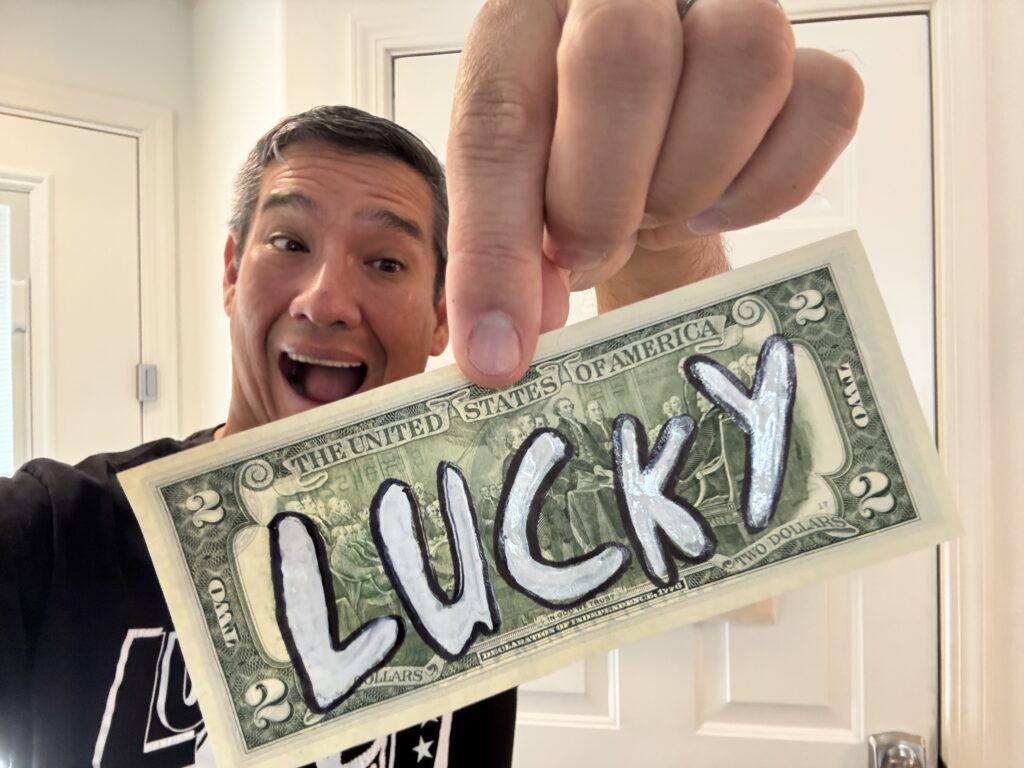 magic two dollar bill trick