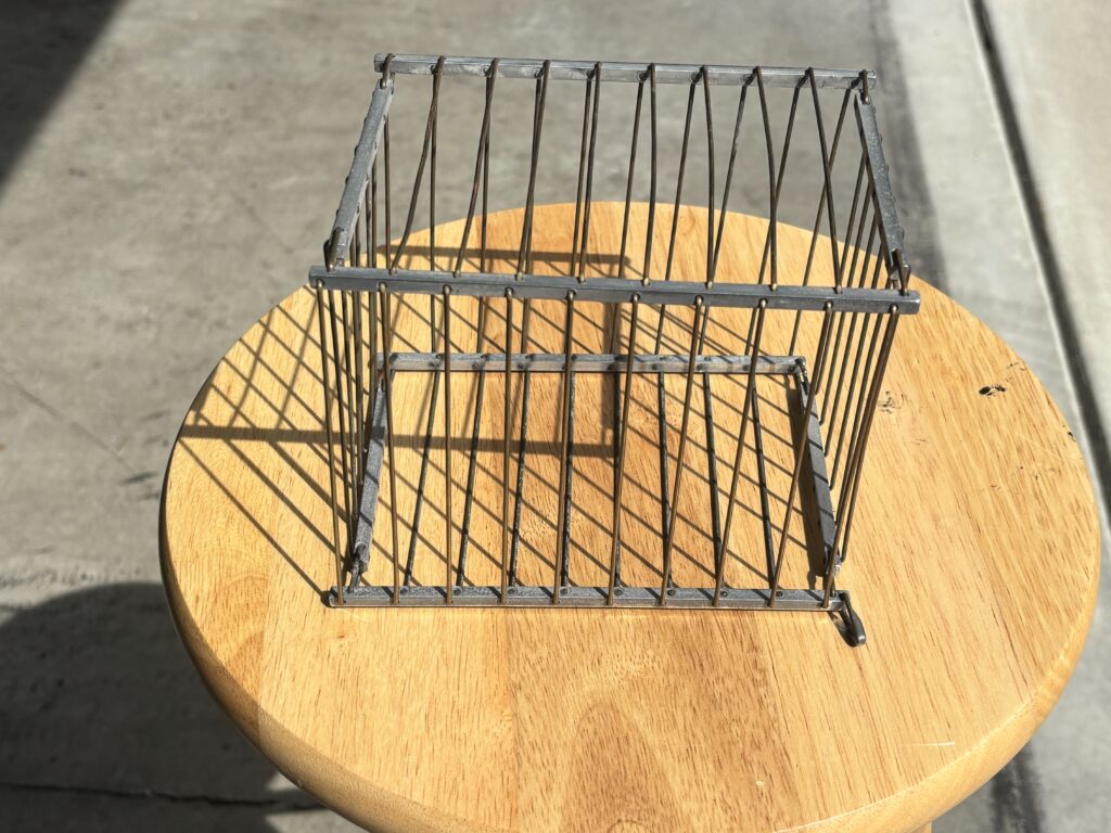 metal birdcage for magic tricks
