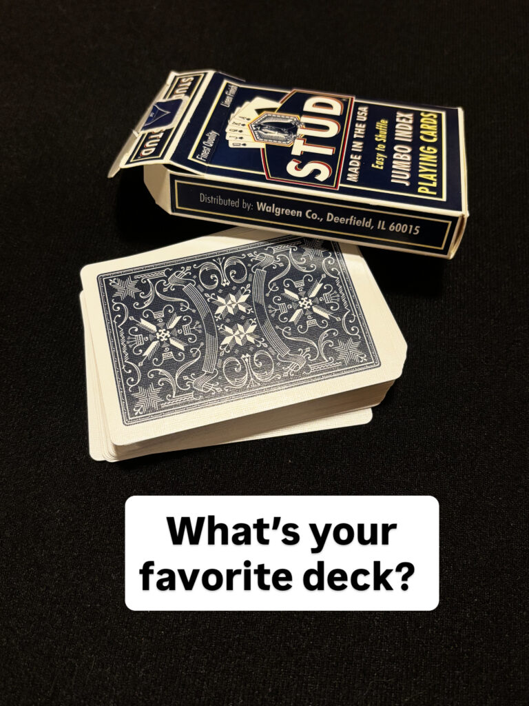 stud playing cards