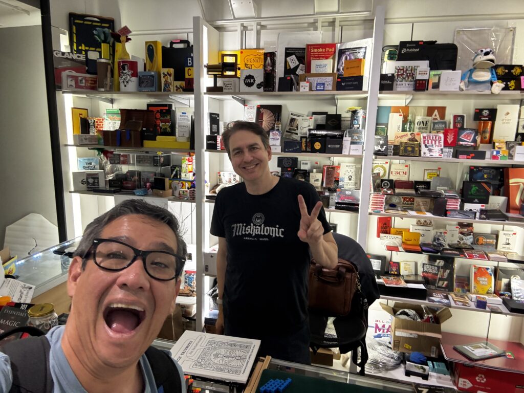 magicians in a magic shop